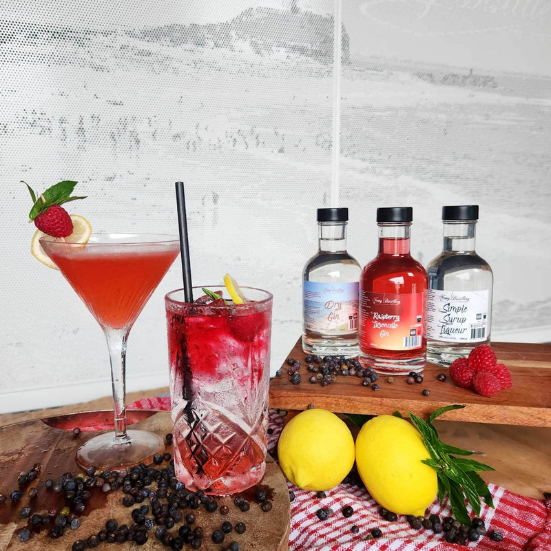 Raspberry Summer Serenade Cocktail Kit Newy Distillery