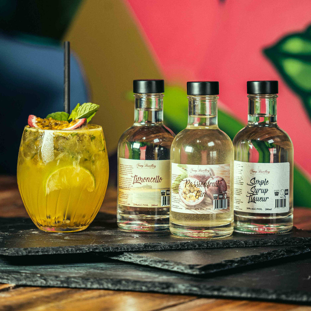 ENJOY THE SUN THAT LITTLE BIT MORE WITH A PASSIONFRUIT GIN CAIPIROSKA!
