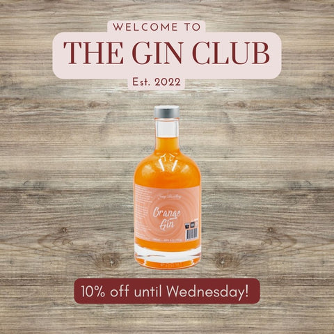 THE GIN CLUB! THIS WEEK 10% OFF ORANGE SHIMMER GIN!