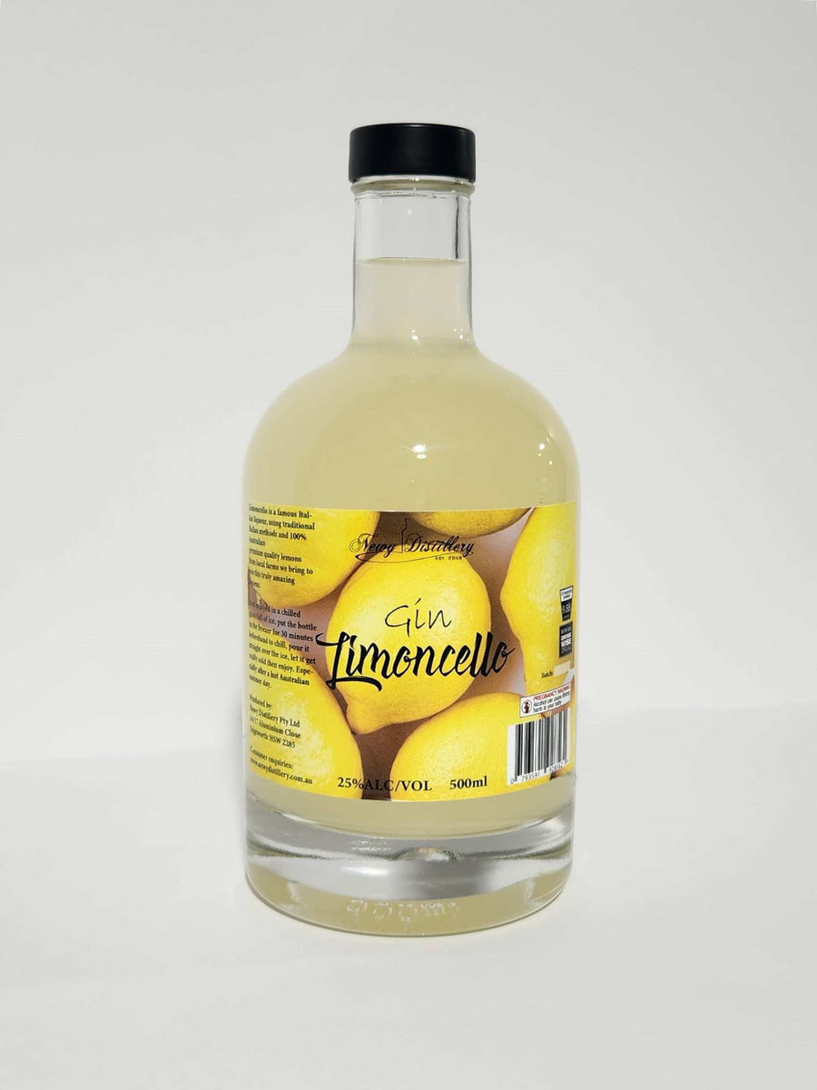 Gin Limoncello by Newy Distillery. 500ml Limoncello Fruit Gin Liqueur.