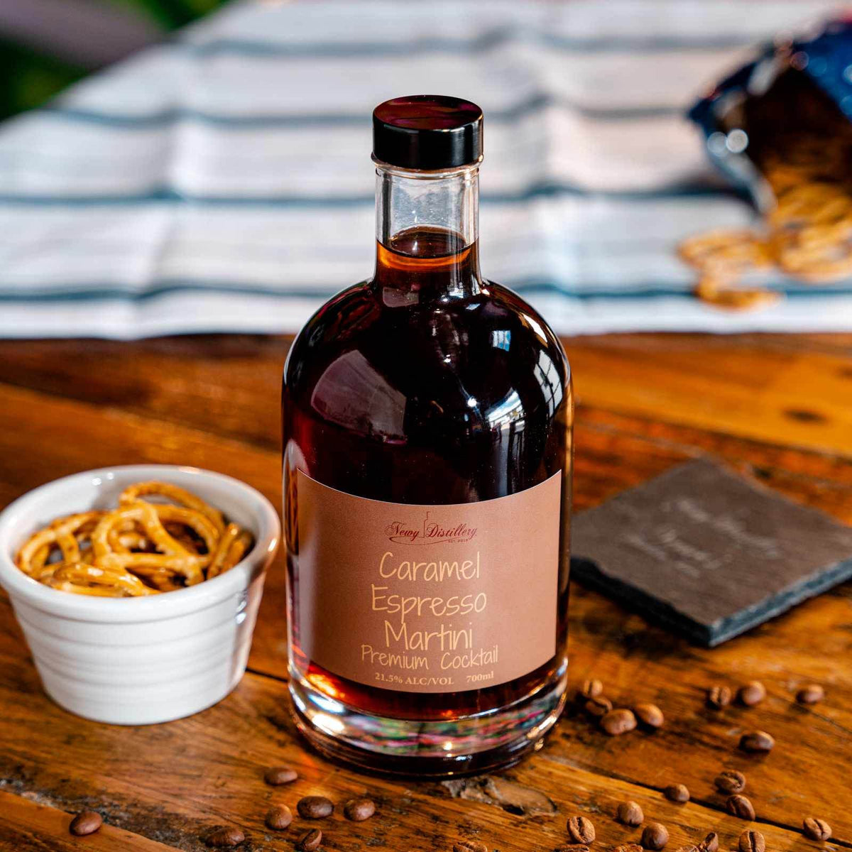Caramel Espresso Martini Pre-Mixed Cocktail Bottle - Newy Distillery