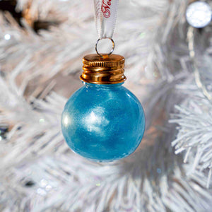 Newy Distillery Christmas 2023 Boozy Vodka Bauble Decoration - Blue Vodka