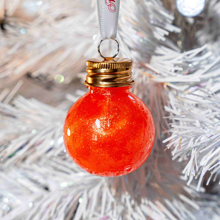 Newy Distillery Christmas 2023 Boozy Vodka Bauble Decoration - Orange Vodka