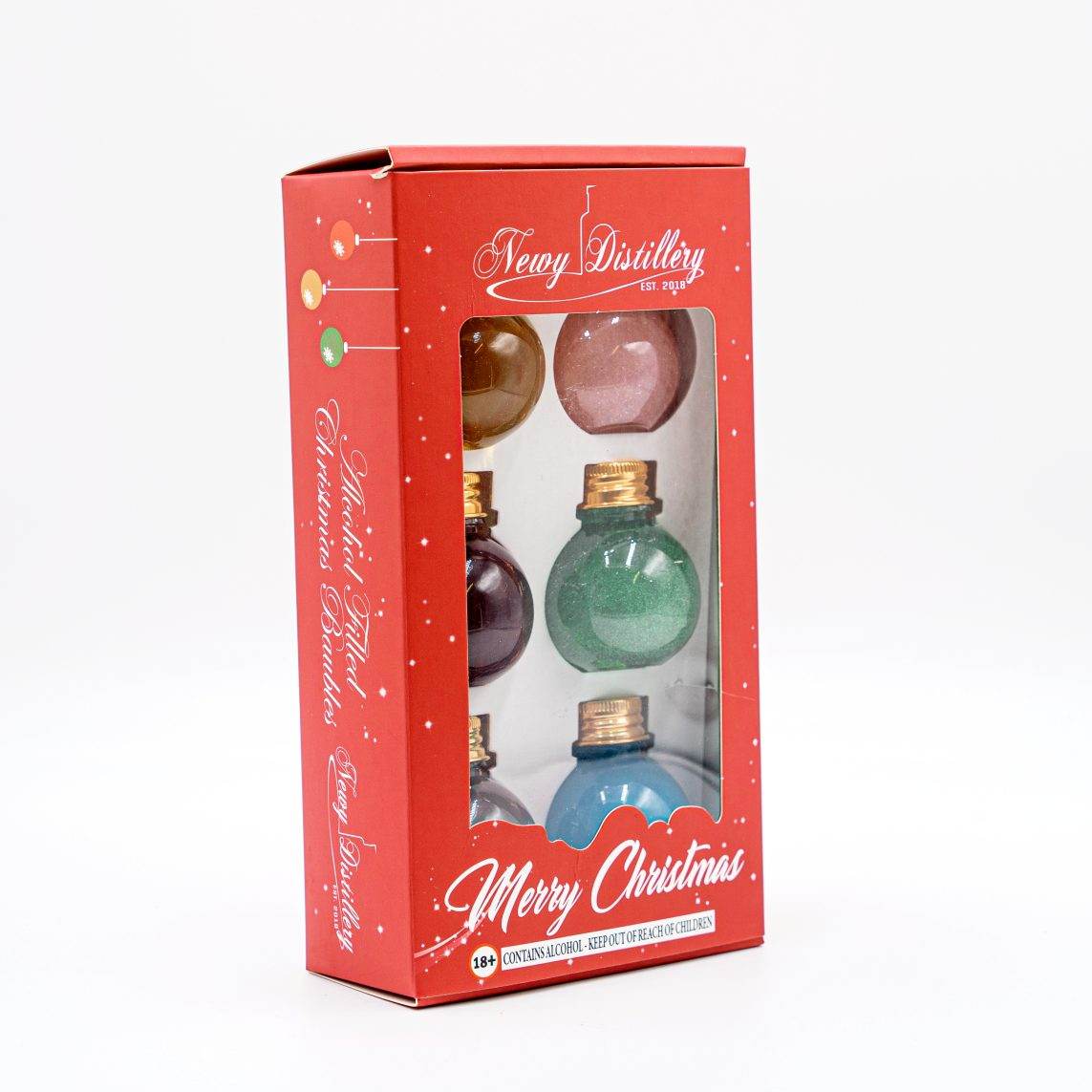 Christmas Flavoured Vodka Baubles 6 Pk - Newy Distillery