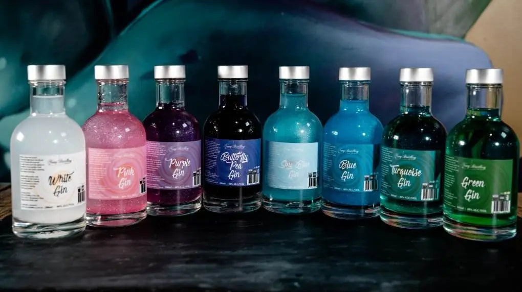 200mls copy shimmer gin Newy Distillery