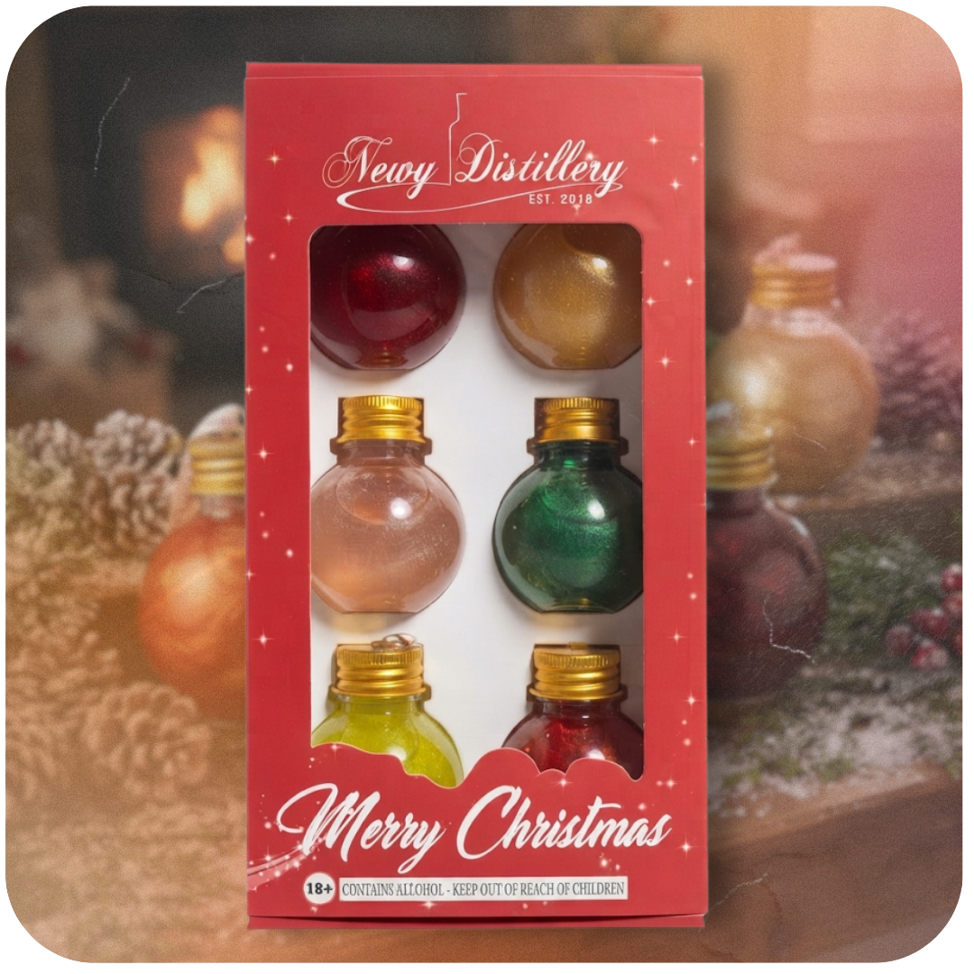 Flavoured Infused & Shimmered 6pk Baubles - New Newy Distillery