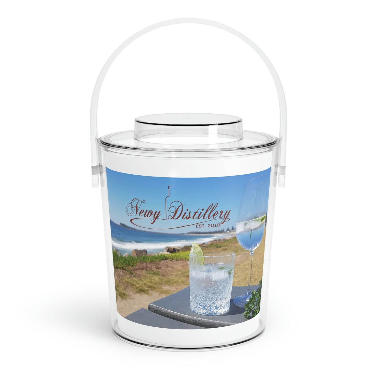 Newy Distillery Ice Bucket with Tongs
