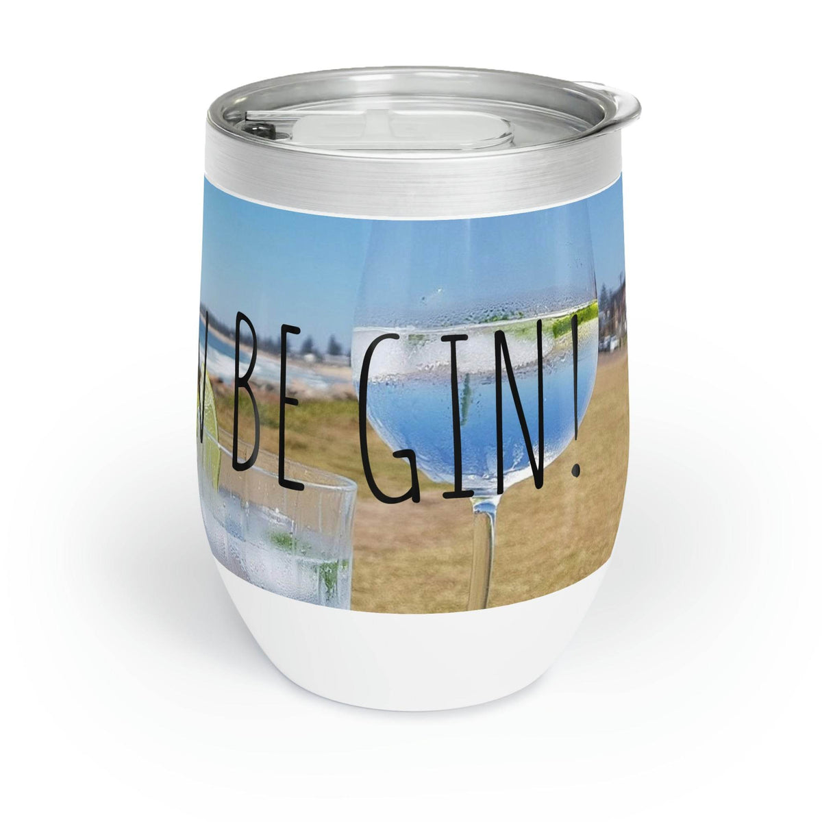 Newy Let The Fun BE GIN! - Stainless Steel Tumbler
