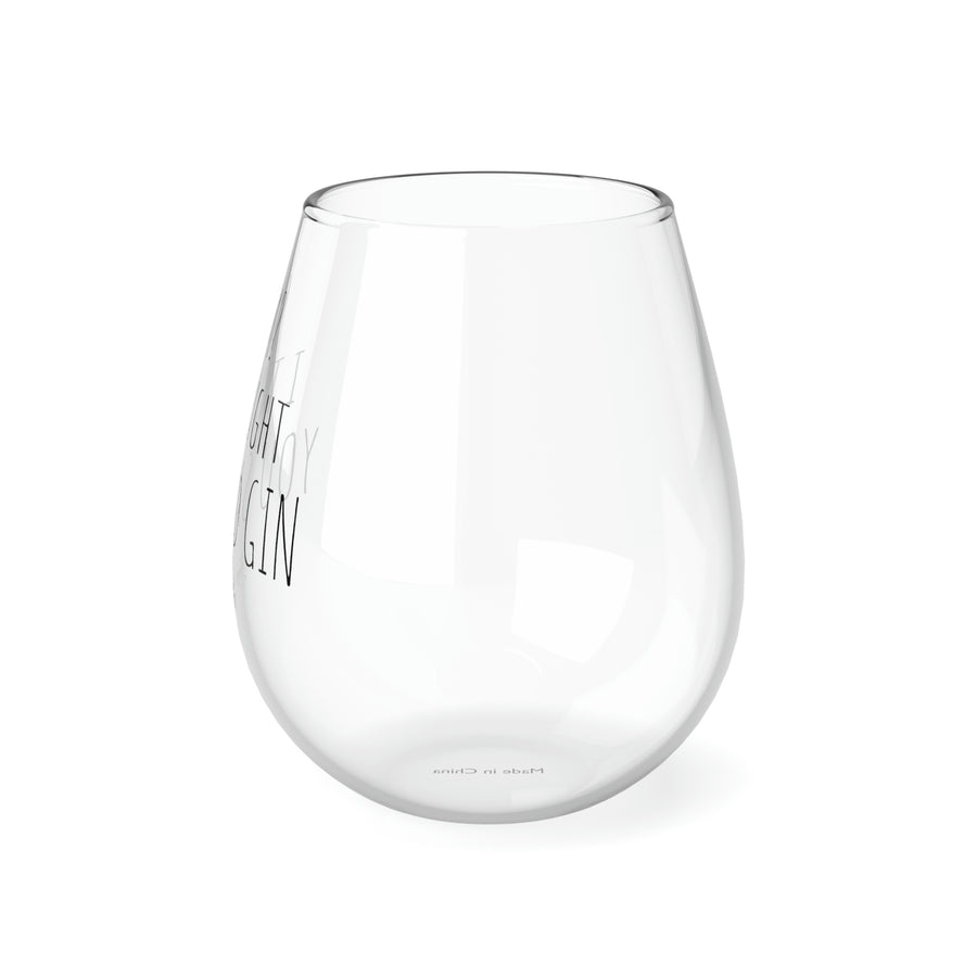 Gym? Stemless Glass, 350ml