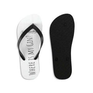 Where is my Gin? Unisex Flip-Flops