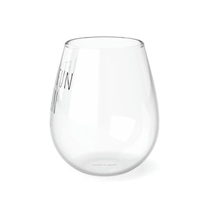 Let the fun BE GIN Stemless Glass, 350ml