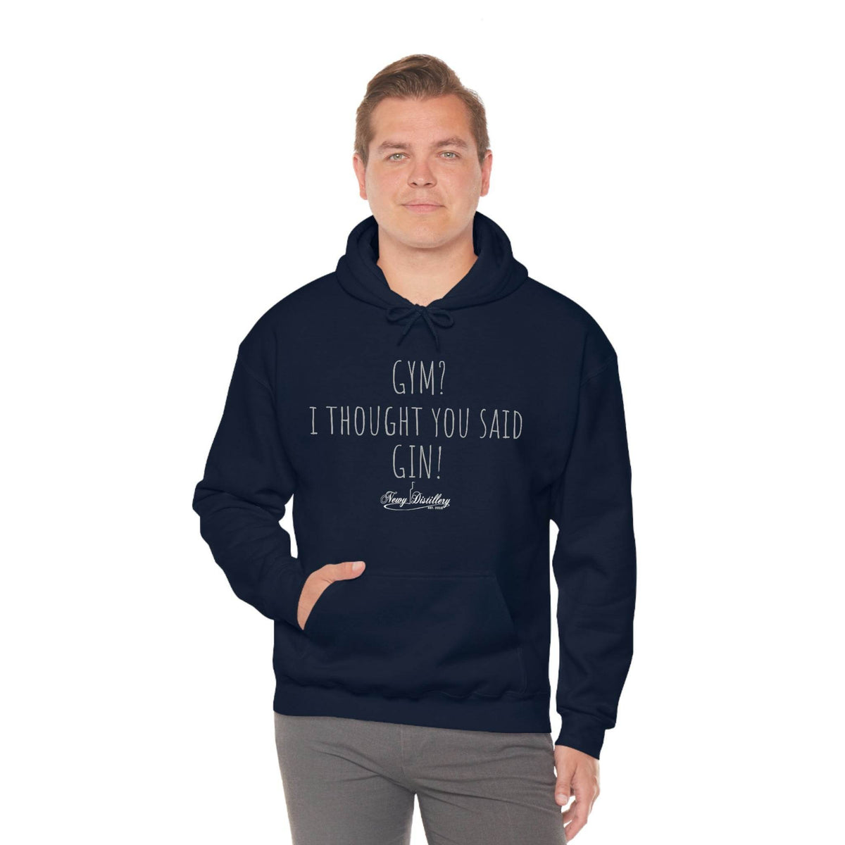 GYM? I thought you said Gin! - Hoody - Newy Distillery