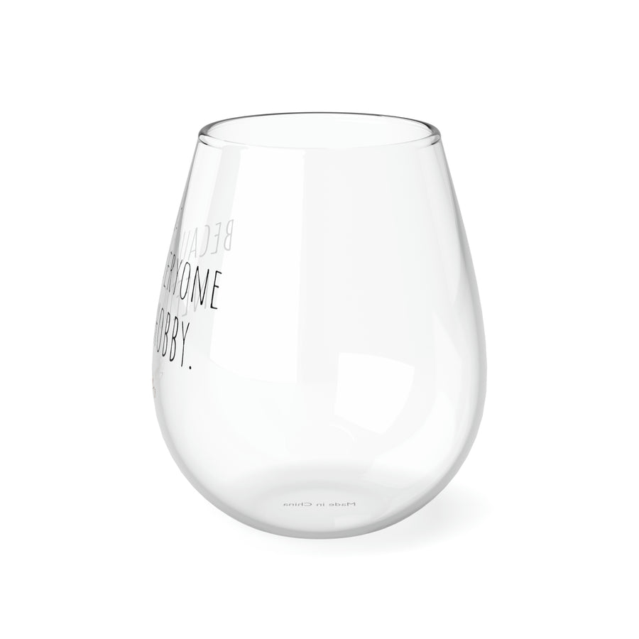 Gin Hobby Stemless Glass, 350ml