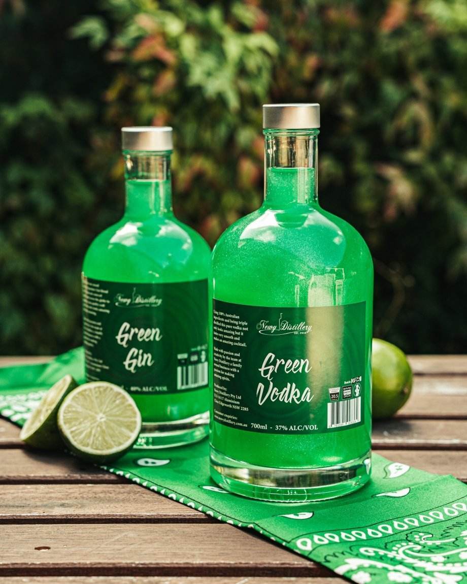 Green Shimmer Vodka - Newy Distillery
