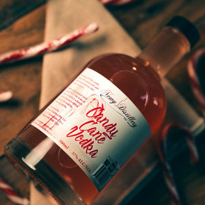 Newy Distillery Candy Cane Flavoured Christmas Vodka. 500ml Bottle.