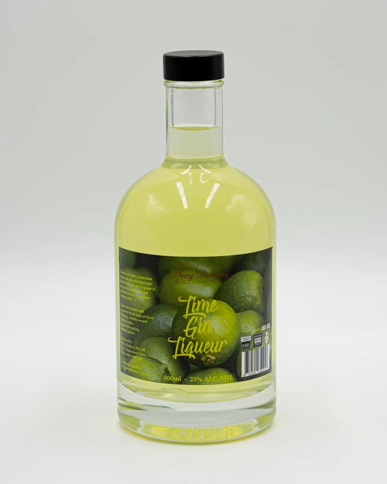 Lime Gin Liqueur Newy Distillery