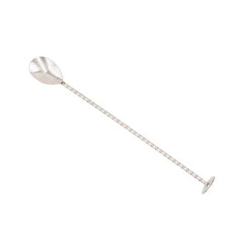 Cocktail Mixer Spoon with Twisted Stem and Crusher - Newy Distillery