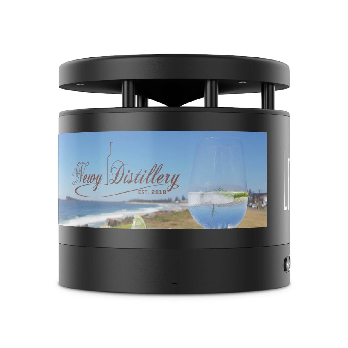 Newy Let The Fun BE GIN! - Metal Bluetooth Speaker and Wireless Charging Pad