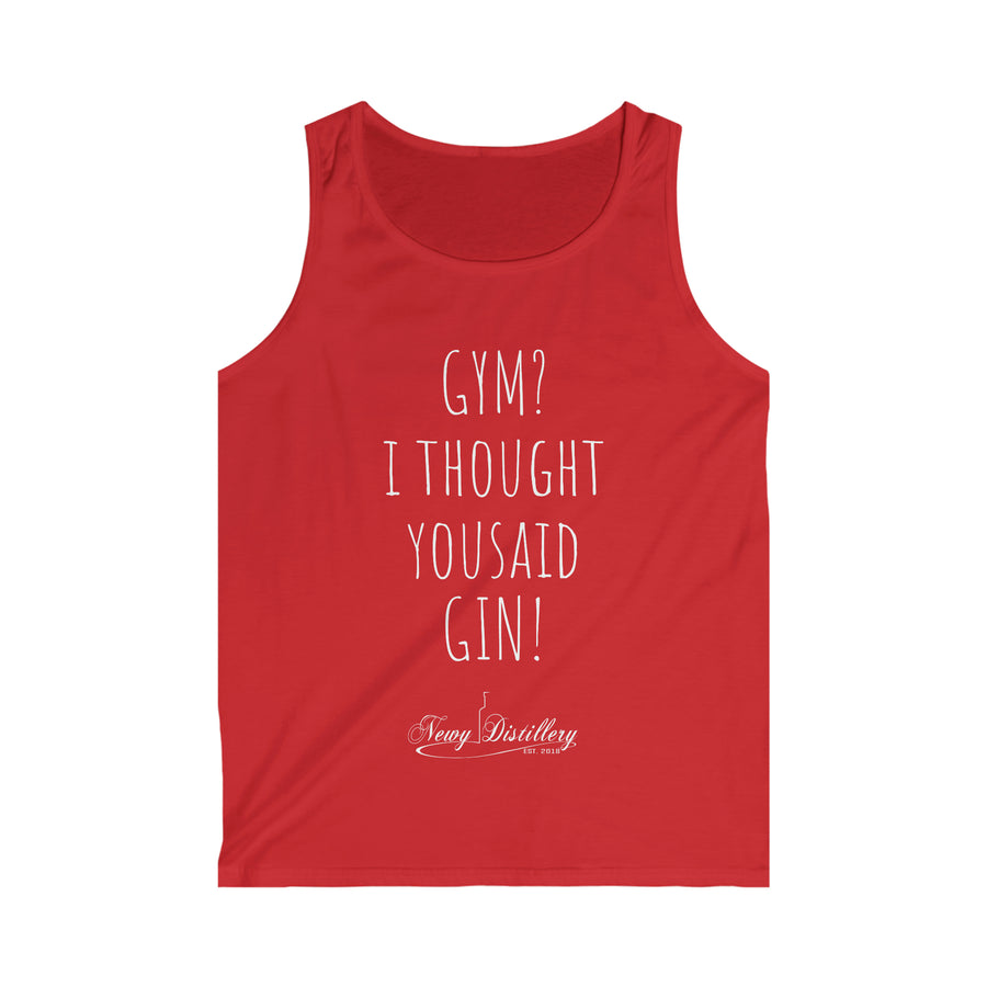 Gym? I thought you said Gin! - Men's Softstyle Tank Top