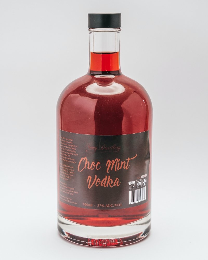 Newy Distillery Choc Mint Flavoured Vodka. 700ml Bottle.