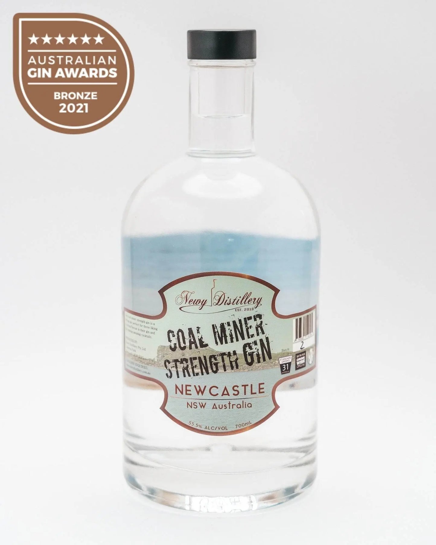 Coal Miner Strength Gin Newy Distillery