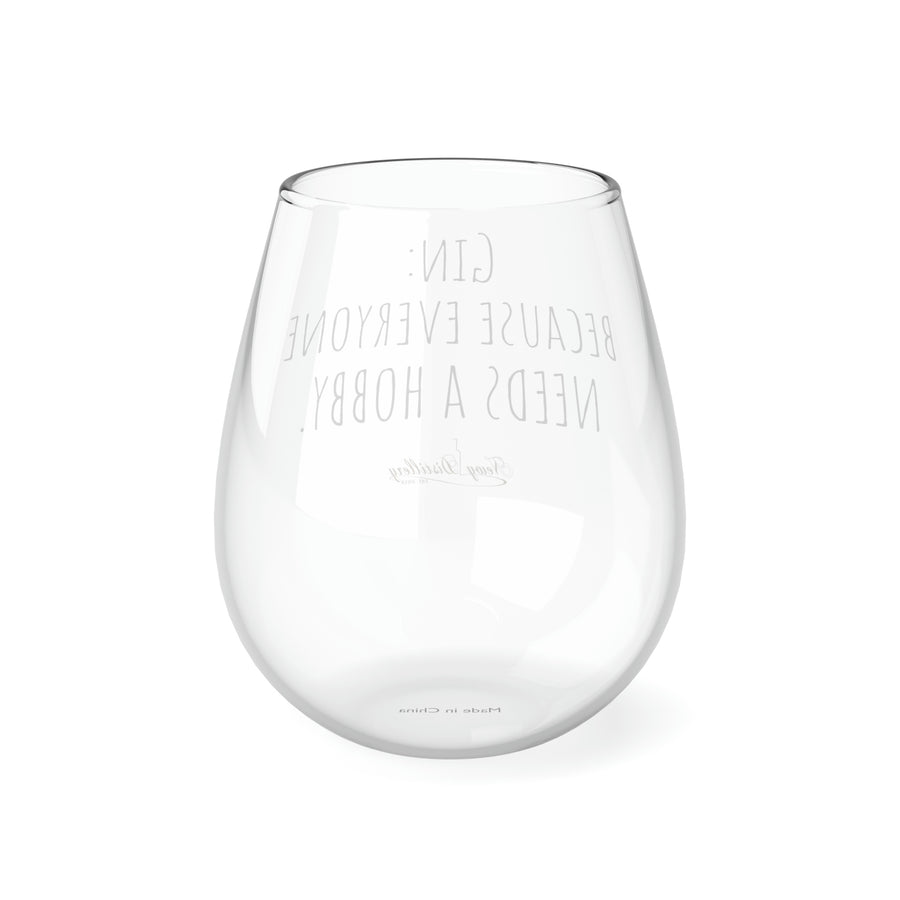 Gin Hobby Stemless Glass, 350ml