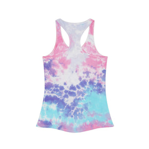 I Love Gin - Tie Dye Racerback Tank Top