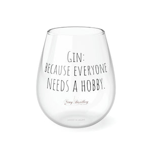 Gin Hobby Stemless Glass, 350ml