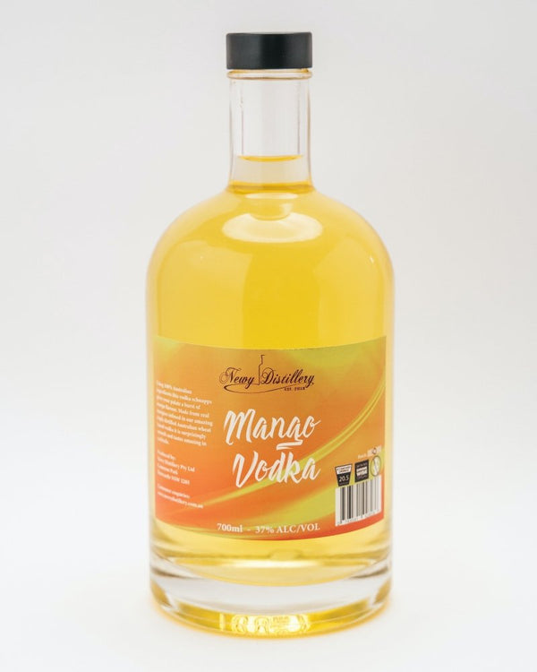 Mango Fruit Infused Vodka by Newy Distillery. 700ml bottle.