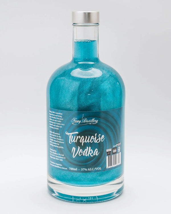 Turquoise Shimmer Vodka Newy Distillery